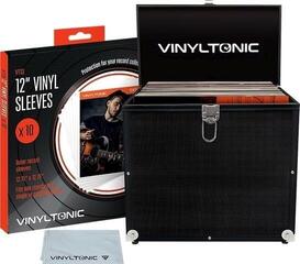 Kauamängivate plaatide kott/karp Vinyl Tonic 40 Record LP Storage Kohver (12" Vinyl) Black