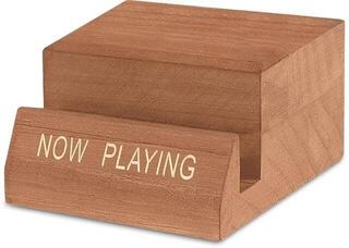 Support de table pour disques LP
 Vinyl Tonic "Now Playing" Wooden Stand Support de table pour disques LP