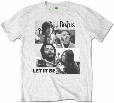 T-Shirt The Beatles T-Shirt Let it Be Unisex White S - 1