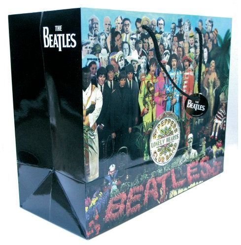 Saco de compras The Beatles Sgt Pepper Black/Multi