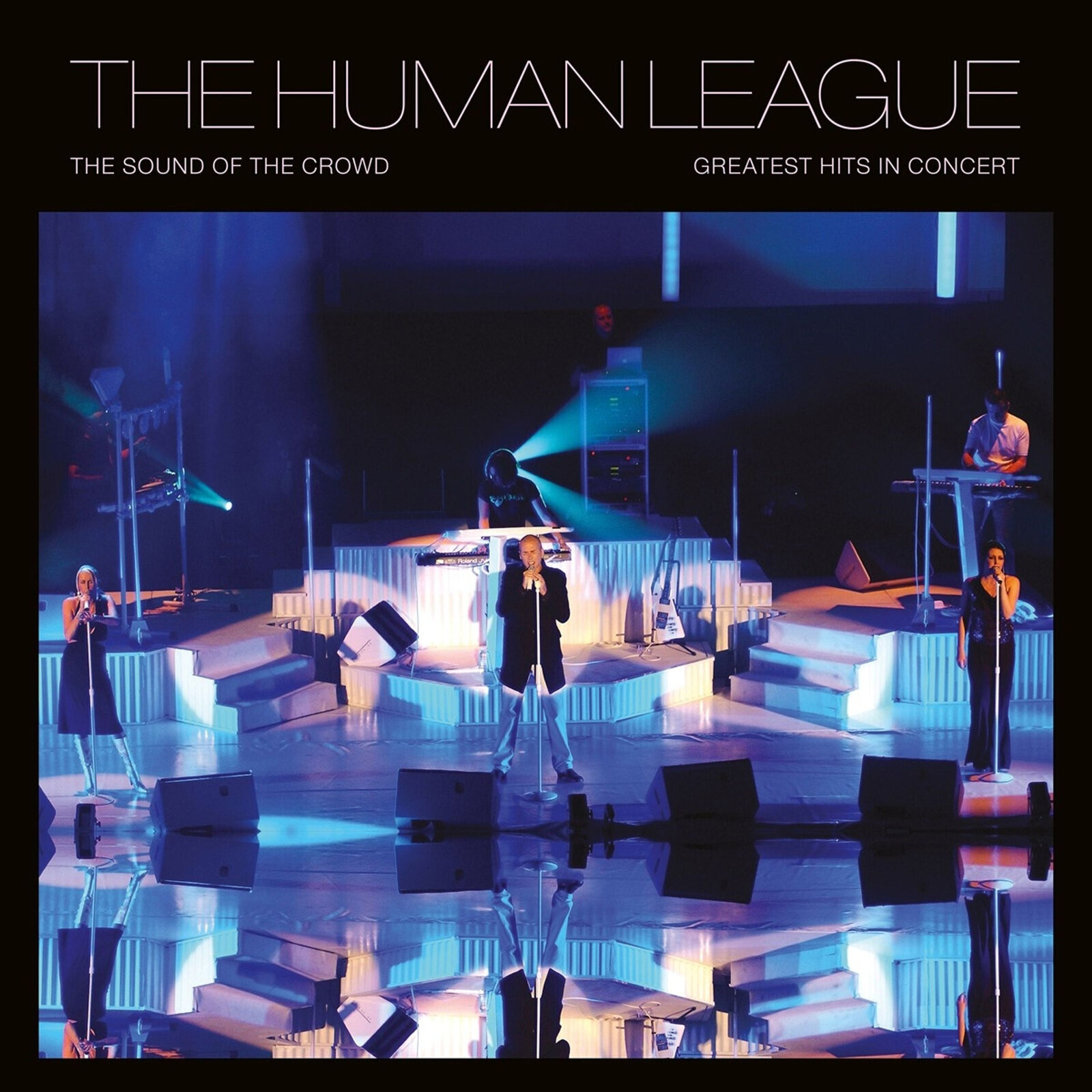 Vinyylilevy The Human League - The Sound Of The Crowd - Greatest Hits In Concert (Blue Coloured) (LP)