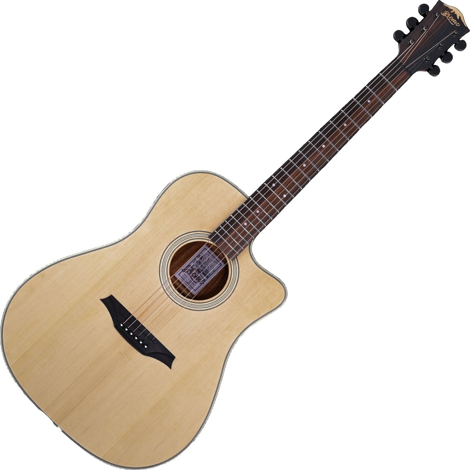 elektroakustisk guitar Bromo BAM1CE Natural elektroakustisk guitar