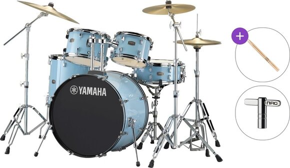 Set akustičnih bubnjeva Yamaha RDP2F5PBSET Rydeen Basic SET Gloss Pale Blue Set akustičnih bubnjeva - 1
