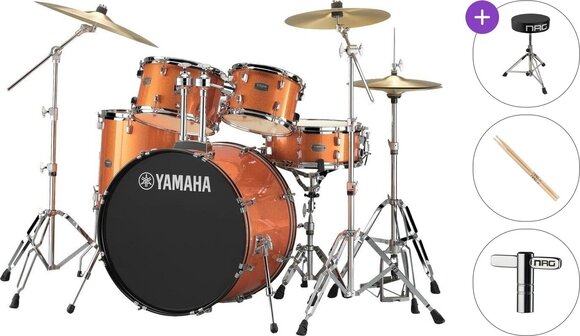Drumkit Yamaha RDP2F5OGSET Rydeen Standard SET Orange Glitter Drumkit - 1