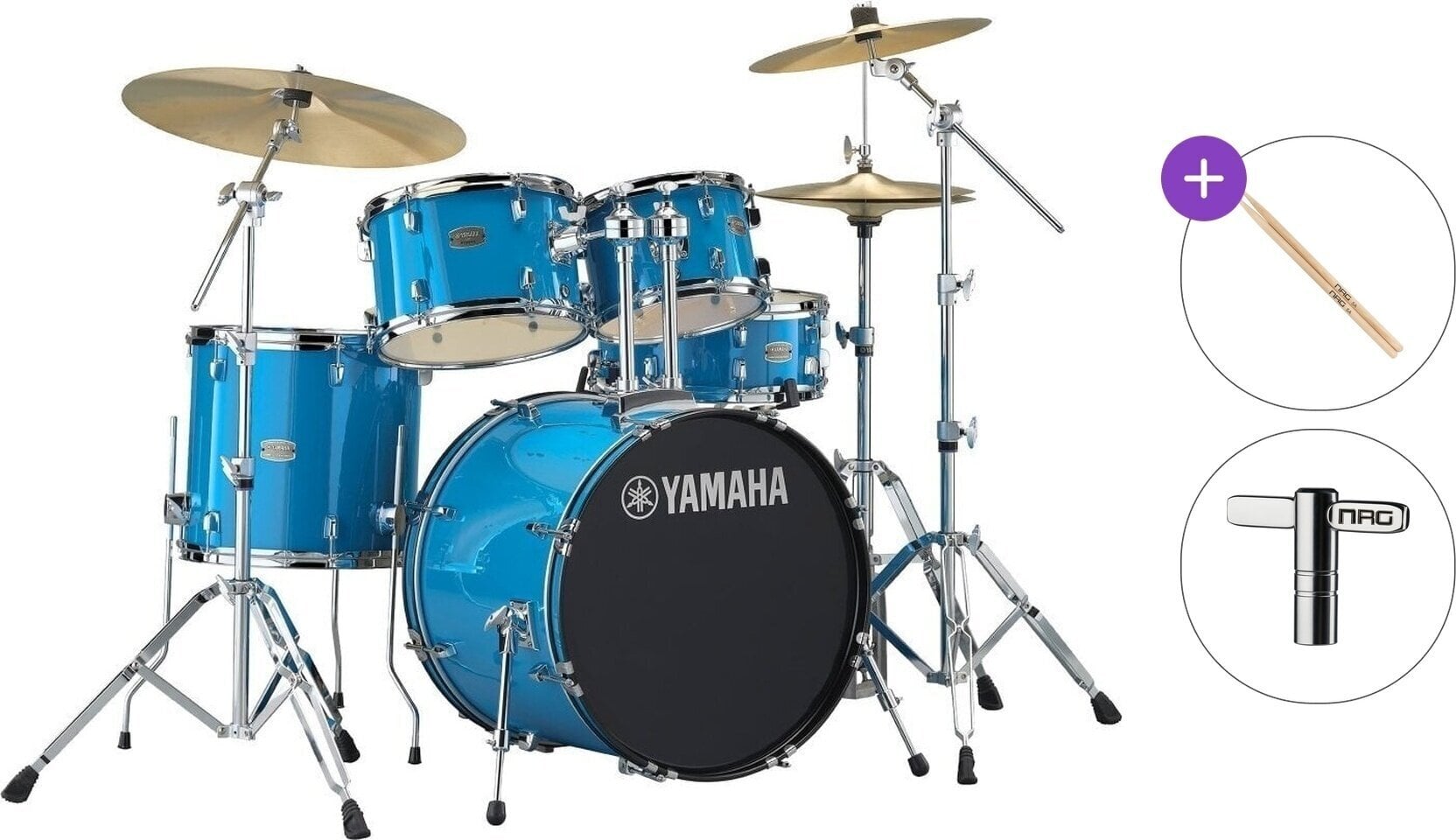 Drumkit Yamaha RDP0F5SKBSET Rydeen Basic SET Sky Blue Drumkit