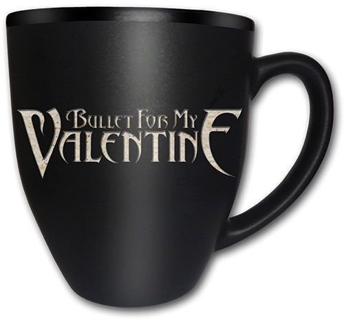 Musicians in the Kitchen Bullet For My Valentine Logo Mug White-Black