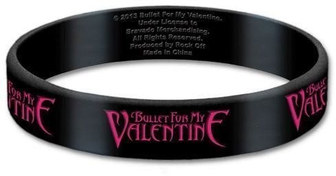 Music jewelry, bracelet Bullet For My Valentine Logo Bracelet