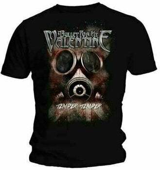 T-Shirt Bullet For My Valentine T-Shirt Temper Temper Gas Mask Black L - 1