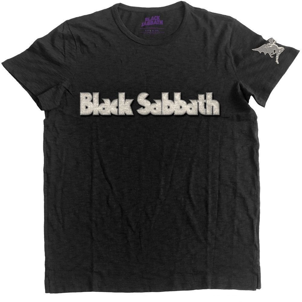 T-shirt Black Sabbath T-shirt Logo & Daemon Noir L