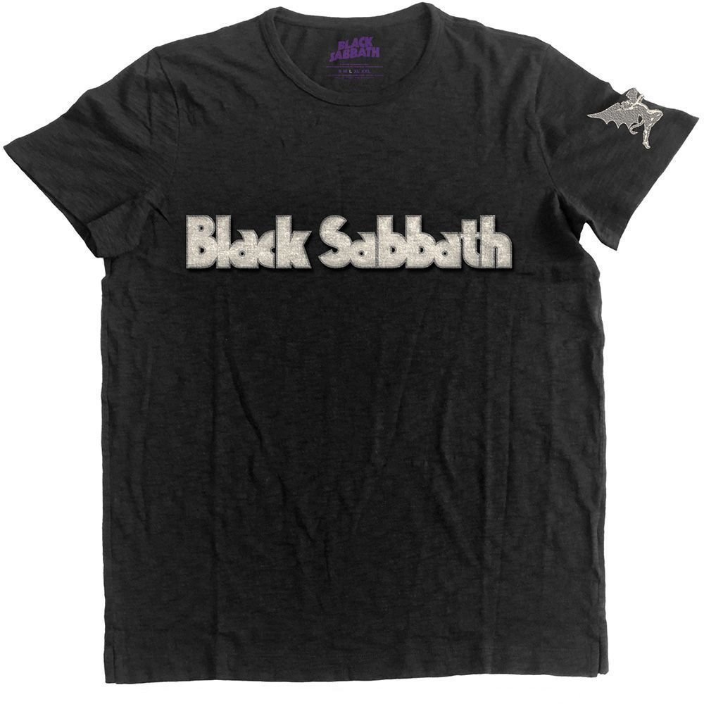 Skjorta Black Sabbath Skjorta Logo & Daemon Black S