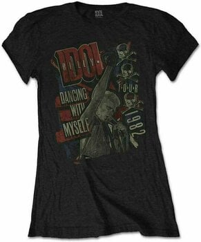 T-shirt Billy Idol T-shirt Dancing with Mysel Noir XL - 1