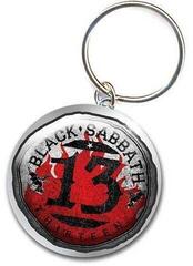 Music pendant Black Sabbath 13 Flame Circle Key Chain