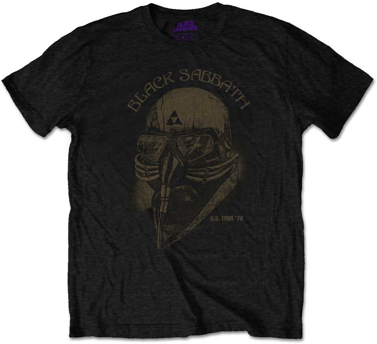 T-Shirt Black Sabbath T-Shirt US Tour 1978 Schwarz XL