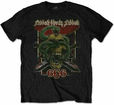 Shirt Black Sabbath Shirt Bloody Sabbath 666 Black M - 1