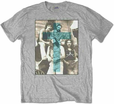 Shirt Black Sabbath Shirt Blue Cross Unisex Grey M - 1