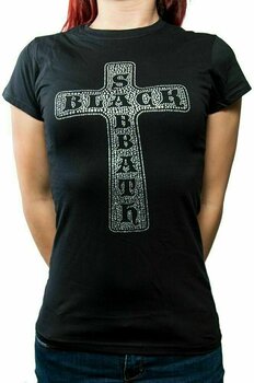 T-shirt Black Sabbath T-shirt Cross Noir L - 1