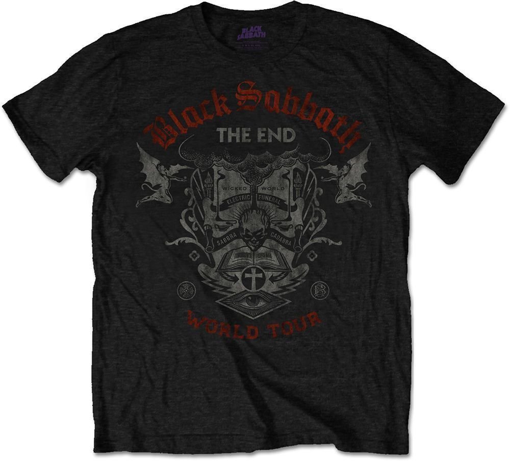 T-Shirt Black Sabbath T-Shirt The End Mushroom Cloud Black XL