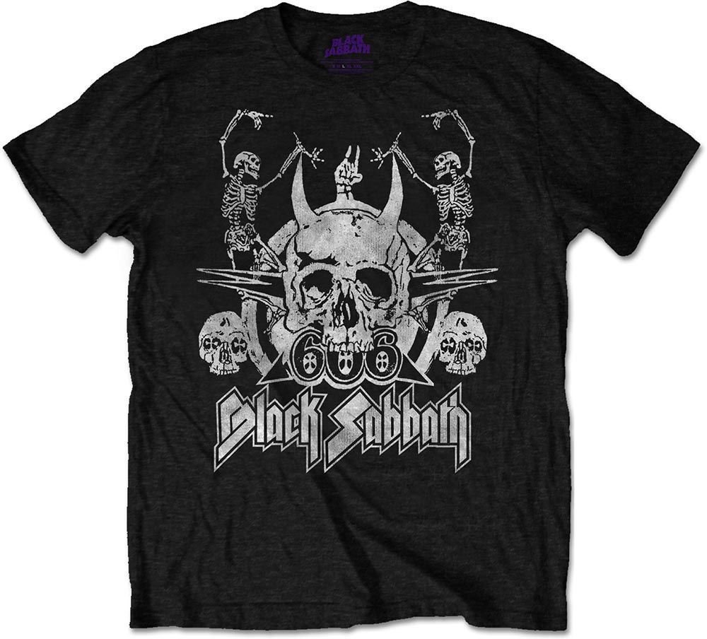 Shirt Black Sabbath Shirt Dancing Zwart L