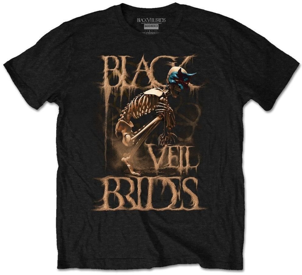 Skjorte Black Veil Brides Skjorte Dust Mask Black 2XL