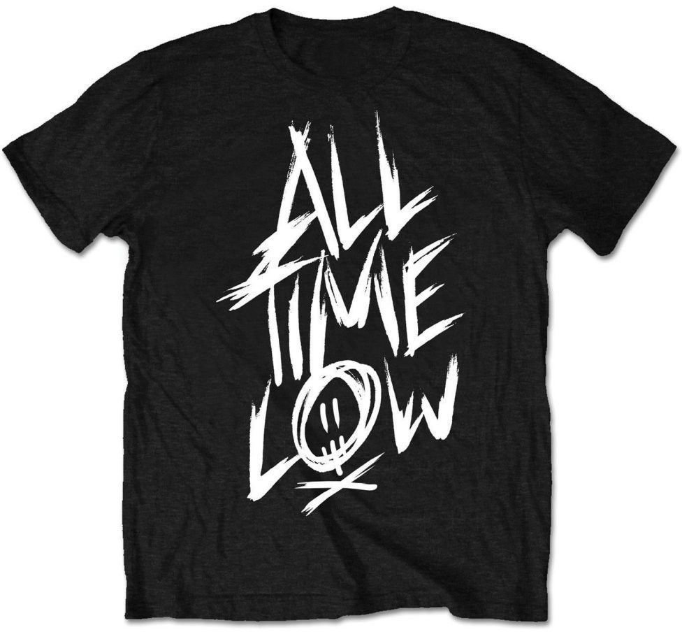Shirt All Time Low Shirt Scratch Black L