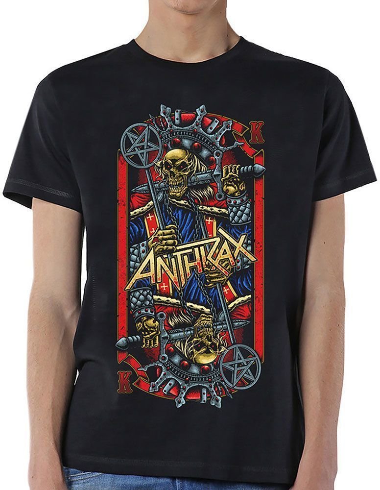 T-shirt Anthrax T-shirt Evil King Noir L