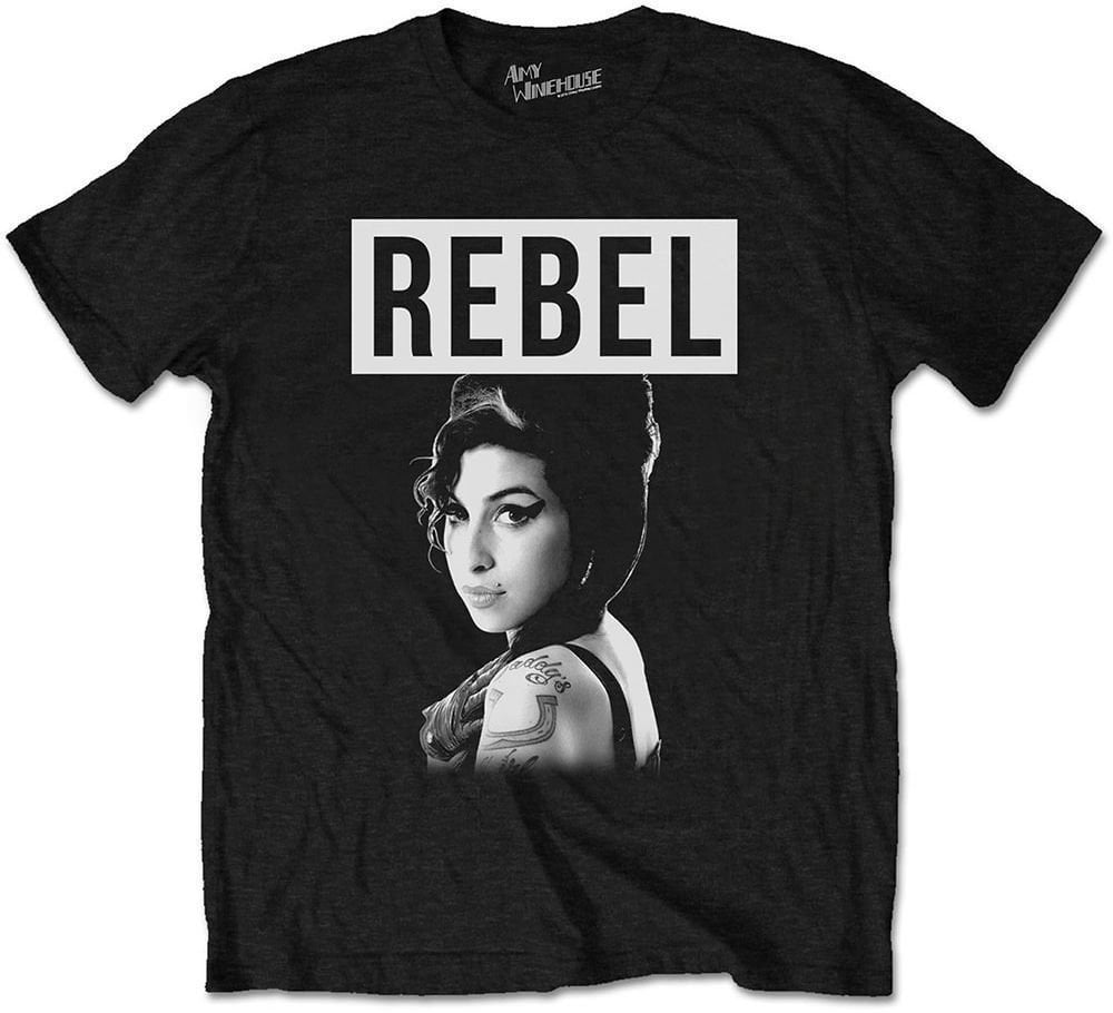 Shirt Amy Winehouse Shirt Rebel Unisex Black L
