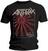 Skjorte Anthrax Skjorte Live in Japan Sort L