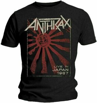 T-Shirt Anthrax T-Shirt Live in Japan Schwarz S - 1