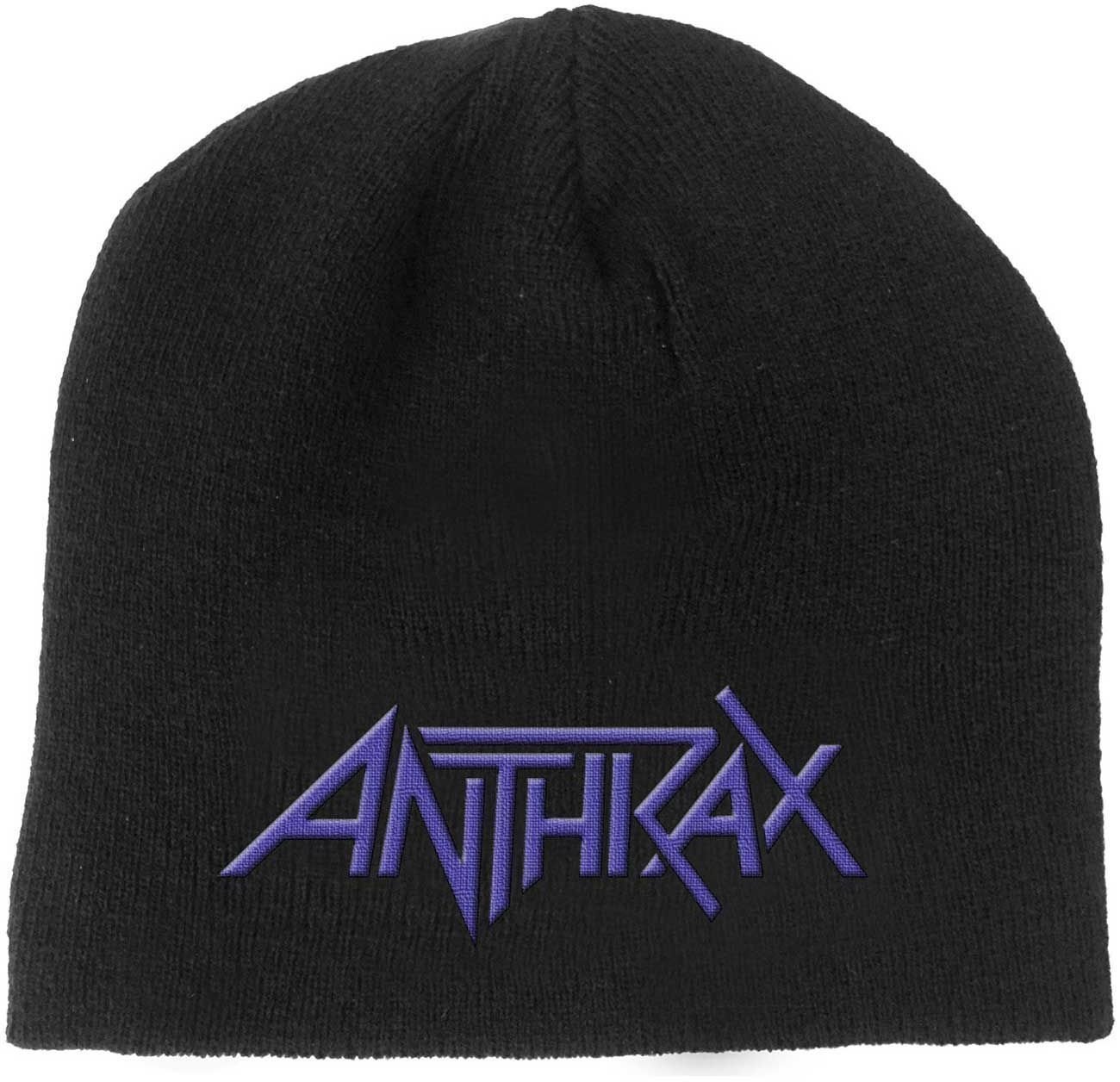 Kapa Anthrax Kapa Logo Črna