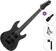 Električna gitara PSD Guitars SPS-1007M Basic SET Matte Black Električna gitara