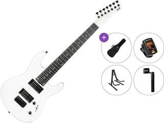 7-string Electric Guitar PSD Guitars SPS-1007 Standard SET Matte White 7-string Electric Guitar