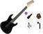 Multiscale electric guitar PSD Guitars SPS-1007M-F Standard SET Dark Night Black Multiscale electric guitar