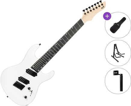 Multiscale electric guitar PSD Guitars SPS-1007F Basic SET White Crystal Multiscale electric guitar - 1