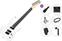 Multiscale electric guitar PSD Guitars SPS-1007F Premium SET White Crystal Multiscale electric guitar