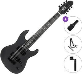 Električna gitara PSD Guitars SPS-1008M-MB Basic SET Matte Black Električna gitara