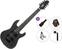 Električna gitara PSD Guitars SPS-1008M-MB Standard SET Matte Black Električna gitara