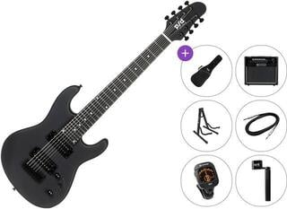 Električna gitara PSD Guitars SPS-1008M-MB Premium SET Matte Black Električna gitara