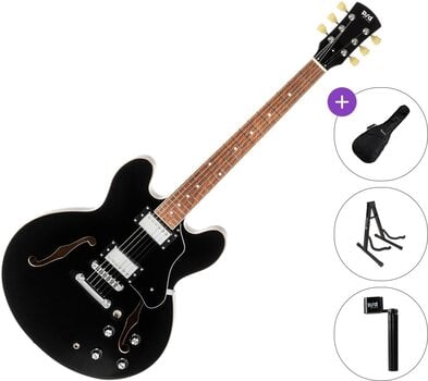 Ημιακουστική Κιθάρα PSD Guitars SH-100 Basic SET Black Ημιακουστική Κιθάρα - 1