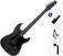Electric guitar PSD Guitars SPS-100B Basic SET Open Pore Black Electric guitar