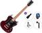 E-Gitarre PSD Guitars DCT-100 Standard SET Cherry Red E-Gitarre