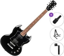 Electric guitar PSD Guitars DCT-100 Basic SET Black Electric guitar