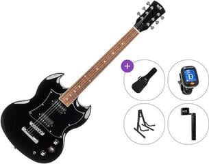 Electric guitar PSD Guitars DCT-100 Standard SET Black Electric guitar