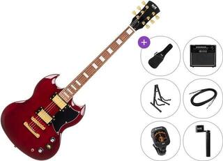 Električna gitara PSD Guitars DCT-150 Premium SET Cherry Red Električna gitara