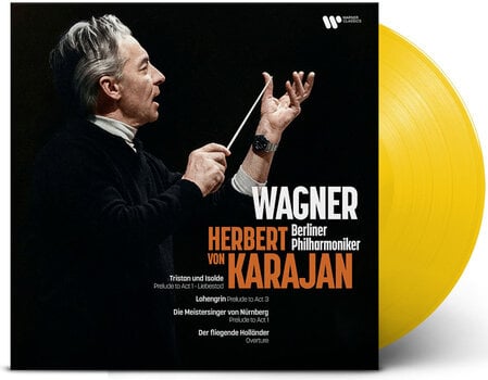 Vinyl Record Herbert von Karajan - Wagner: Overture & Preludes (Reissue) (Limited Edition) (ReVinyl) (Yellow Coloured) (LP) - 1