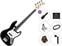 4-strängad basgitarr PSD Guitars JZB-100 Premium SET Black 4-strängad basgitarr