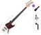 Baixo de 4 cordas PSD Guitars JZB-100 Basic SET White Baixo de 4 cordas