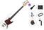 Baixo de 4 cordas PSD Guitars JZB-100 Premium SET White Baixo de 4 cordas