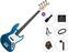 Električna bas gitara PSD Guitars JZB-100 Premium SET Blue Električna bas gitara