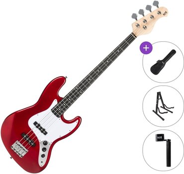Električna bas gitara PSD Guitars JZB-100 Basic SET Red Električna bas gitara - 1