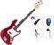 Električna bas gitara PSD Guitars JZB-100 Standard SET Red Električna bas gitara